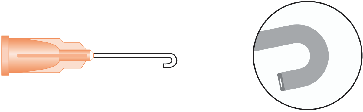 J Shape Micro Hyrdodissector (Pearce)